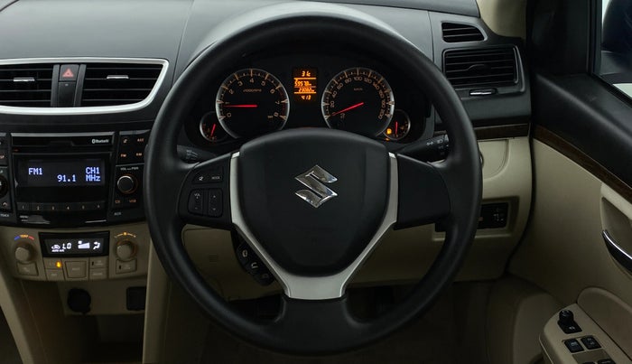 2015 Maruti Swift Dzire ZXI 1.2 BS IV, Petrol, Manual, 23,287 km, Steering Wheel Close Up