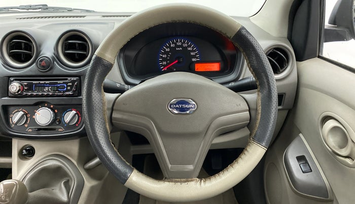 2014 Datsun Go T, Petrol, Manual, 18,316 km, Steering Wheel Close Up