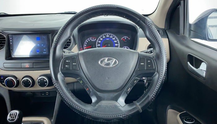 2016 Hyundai Grand i10 SPORTZ 1.2 KAPPA VTVT, Petrol, Manual, 76,197 km, Steering Wheel Close Up