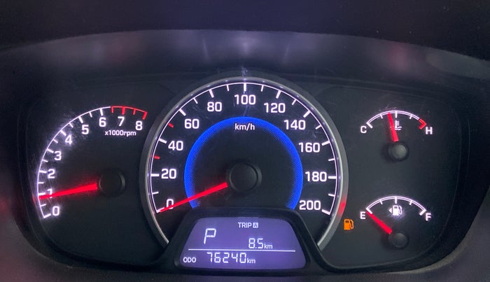 2014 Hyundai Grand i10 ASTA 1.2 AT VTVT, Petrol, Automatic, 76,393 km, Odometer Image