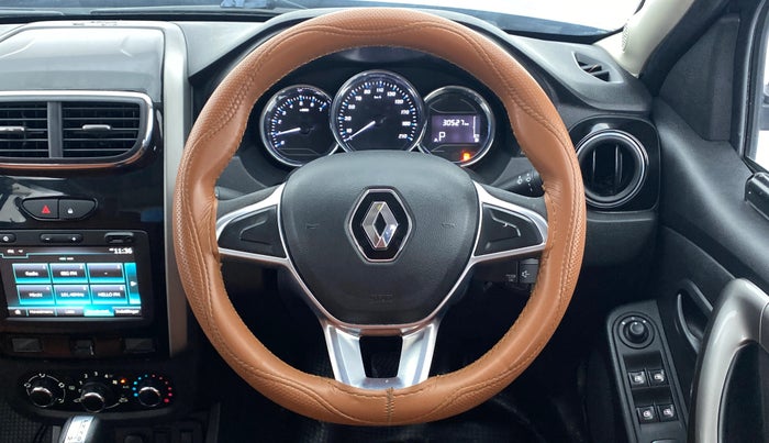 2019 Renault Duster RXS (O) CVT, Petrol, Automatic, 30,563 km, Steering Wheel Close Up