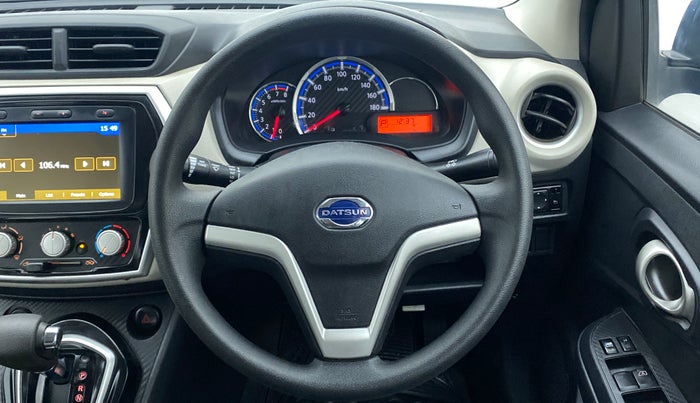 2019 Datsun Go Plus T(O) CVT, Petrol, Automatic, 2,337 km, Steering Wheel Close Up