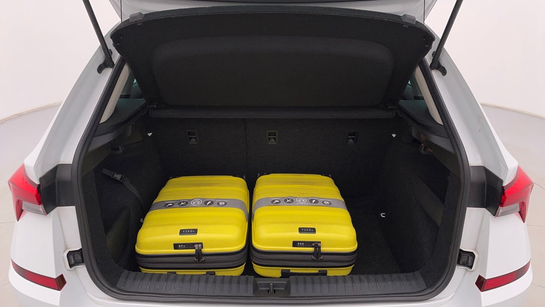 Boot Inside View with Luggage