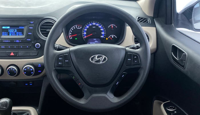 2017 Hyundai Xcent E PLUS, Petrol, Manual, 39,496 km, Steering Wheel Close Up