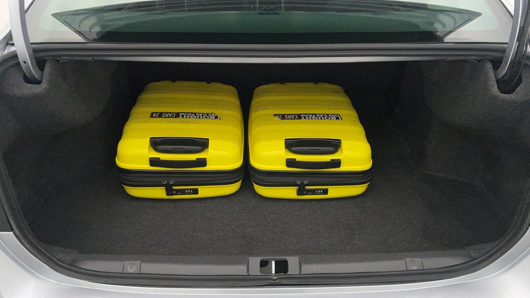 Boot Inside View with Luggage