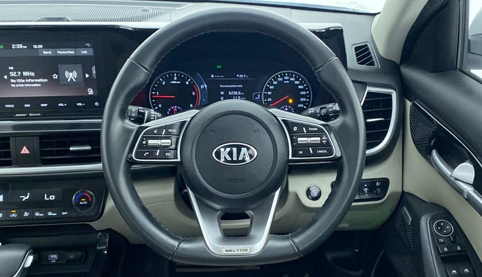 2019 KIA SELTOS HTX+ AT 1.5 DIESEL, Diesel, Automatic, 35,180 km, Steering Wheel Close Up