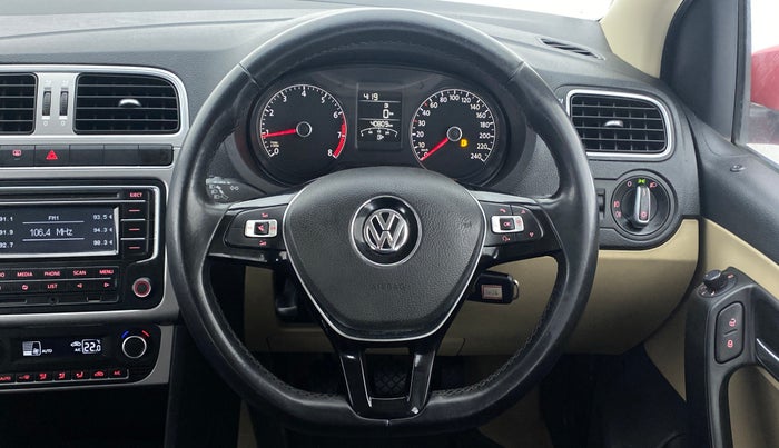 2015 Volkswagen Polo HIGHLINE1.2L PETROL, Petrol, Manual, 40,843 km, Steering Wheel Close Up