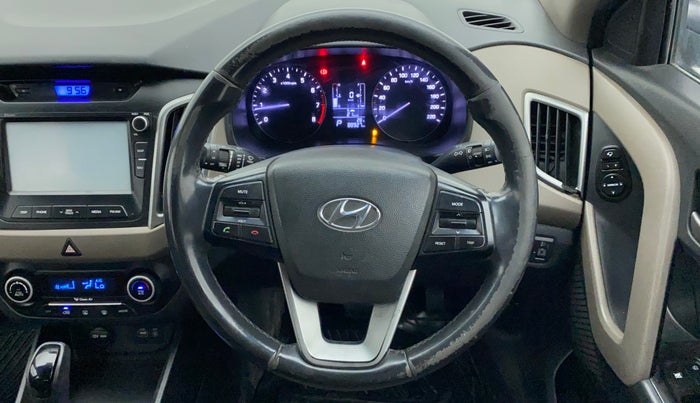 2016 Hyundai Creta SX PLUS AT 1.6 PETROL, Petrol, Automatic, 88,988 km, Steering Wheel Close Up