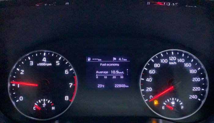 2019 KIA SELTOS HTX 1.5 PETROL MT, Petrol, Manual, 22,924 km, Odometer Image