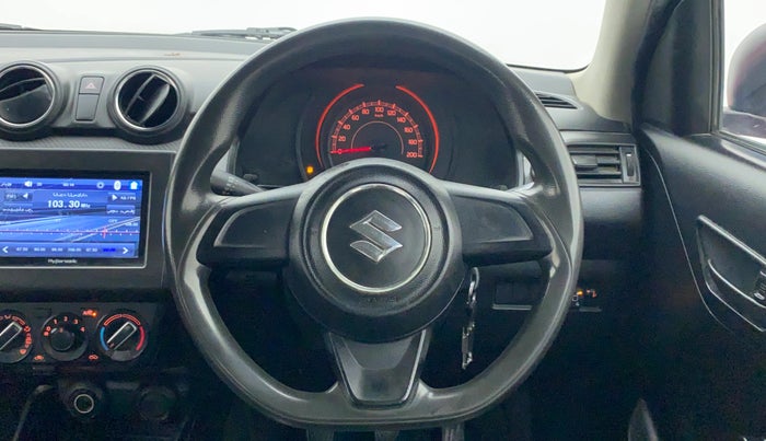 2019 Maruti Swift LXI D, CNG, Manual, 77,236 km, Steering Wheel Close Up