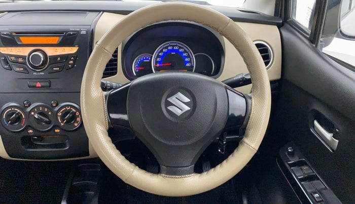 2018 Maruti Wagon R 1.0 VXI, Petrol, Manual, 37,813 km, Steering Wheel Close Up