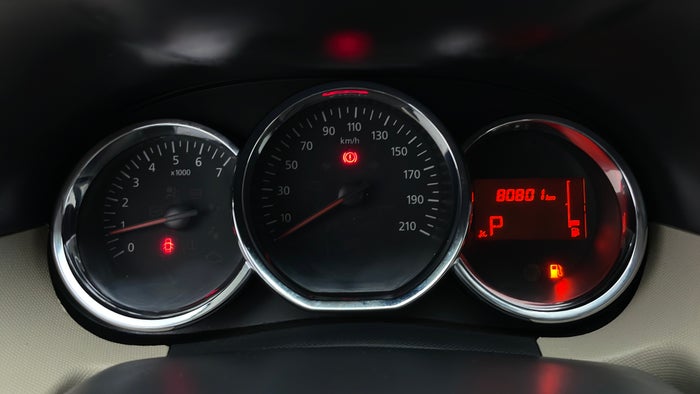 RENAULT DUSTER-Odometer View