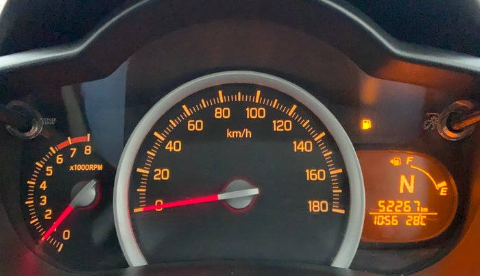 2016 Maruti Celerio ZXI AMT (O), Petrol, Automatic, 52,267 km, Odometer Image