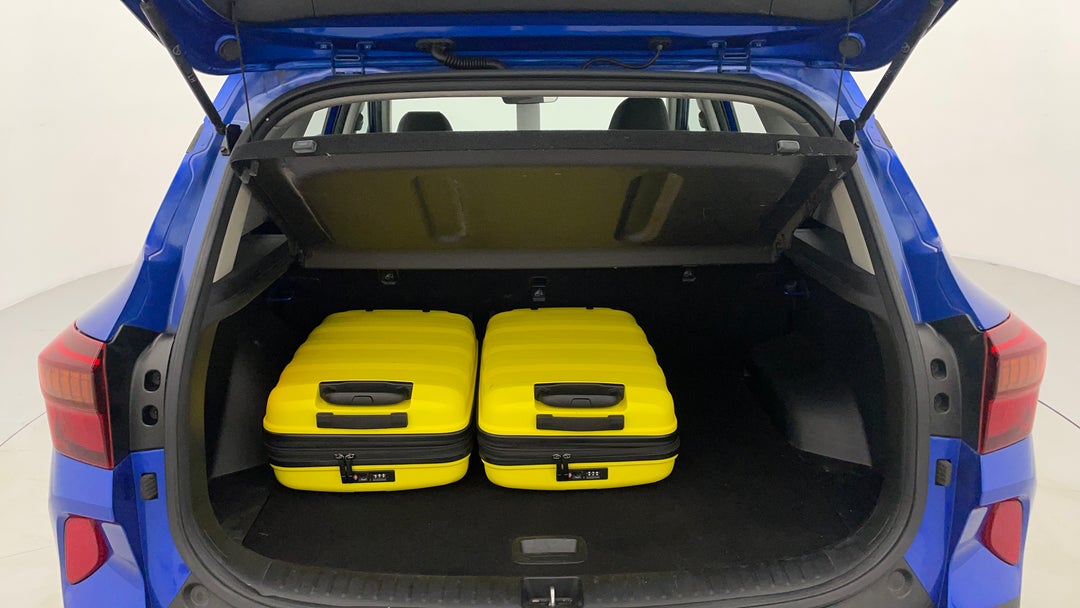 Boot Inside View with Luggage