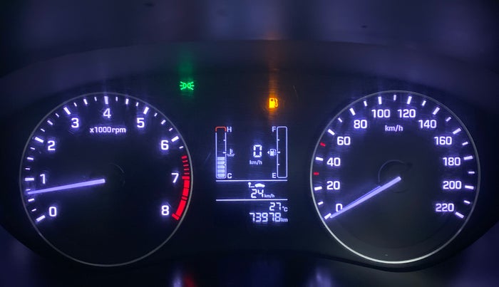 2014 Hyundai Elite i20 SPORTZ (O) 1.2, Petrol, Manual, 74,053 km, Odometer Image