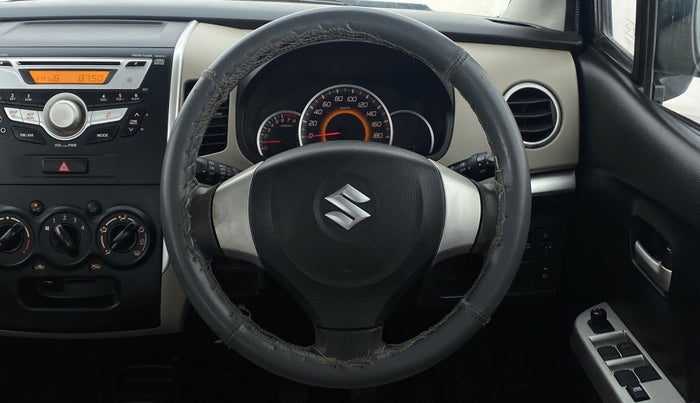 2014 Maruti Wagon R 1.0 VXI, Petrol, Manual, 61,117 km, Steering Wheel Close Up