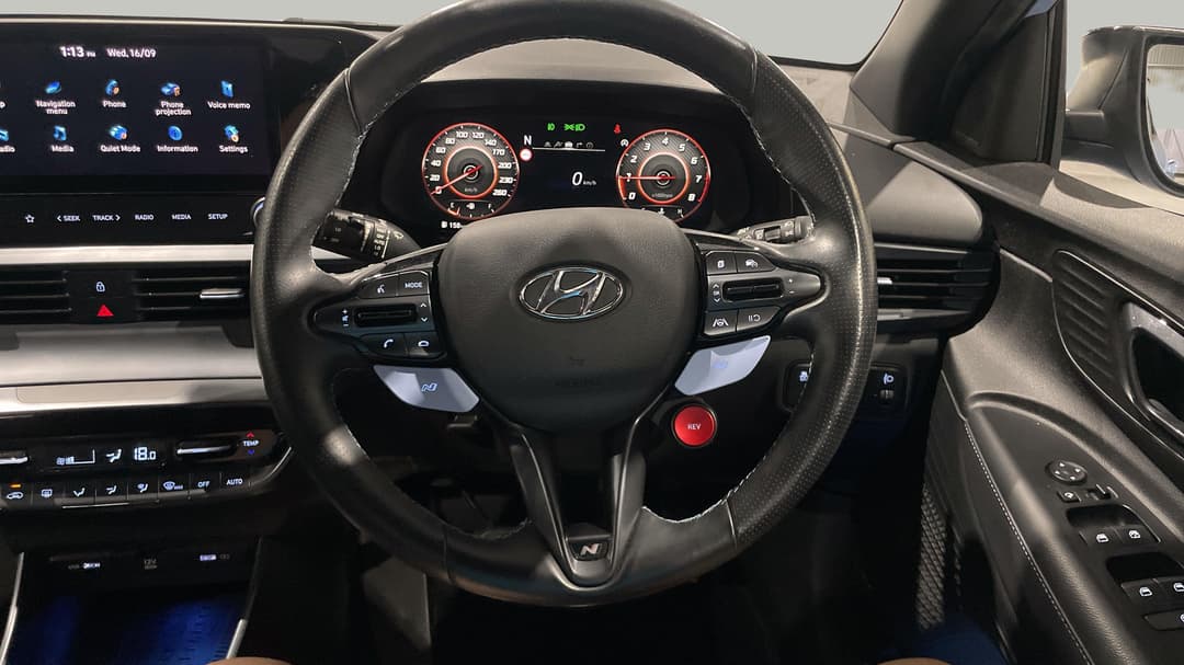 2021 Hyundai I20 N, Manual, 61021 km, Steering Wheel Close-up