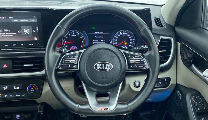 2020 KIA SELTOS GTX+ 1.4 MT, Petrol, Manual, 91,526 km, Steering Wheel Close Up
