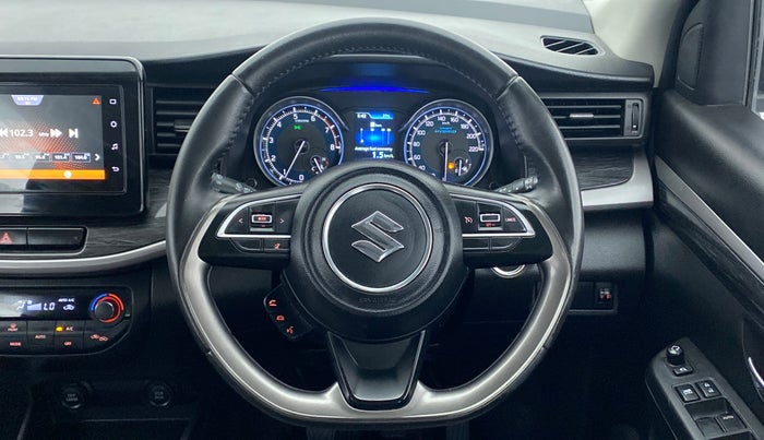 2019 Maruti XL6 ALPHA SHVS  MT, Petrol, Manual, 75,937 km, Steering Wheel Close Up
