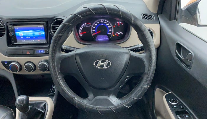 2015 Hyundai Grand i10 MAGNA 1.2 VTVT, Petrol, Manual, 45,821 km, Steering Wheel Close Up