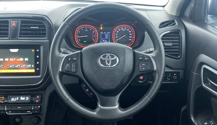 2021 Toyota URBAN CRUISER Premium AT, Petrol, Automatic, 7,095 km, Steering Wheel Close Up