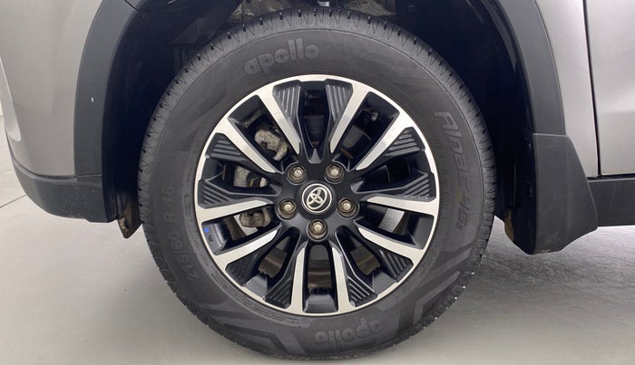 2021 Toyota URBAN CRUISER Premium AT, Petrol, Automatic, 7,095 km, Left Front Wheel