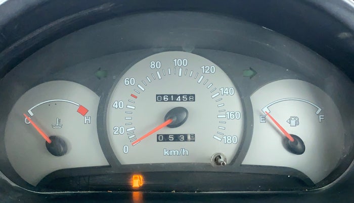 2011 Hyundai Santro Xing GL PLUS, Petrol, Manual, 61,511 km, Odometer Image