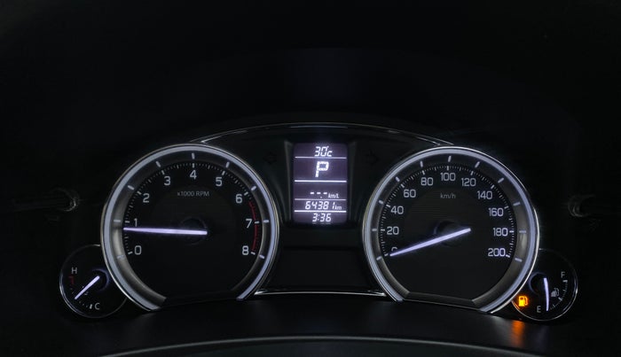 2018 Maruti Ciaz ALPHA 1.4 VVT AMT, Petrol, Automatic, 64,417 km, Odometer Image