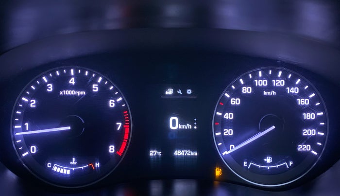 2017 Hyundai Elite i20 ASTA 1.2 (O), Petrol, Manual, 46,483 km, Odometer Image