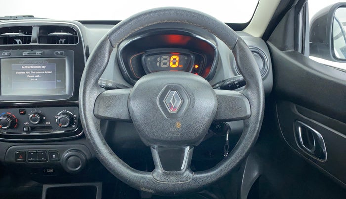 2019 Renault Kwid 1.0 RXT Opt, Petrol, Manual, 25,977 km, Steering Wheel Close Up