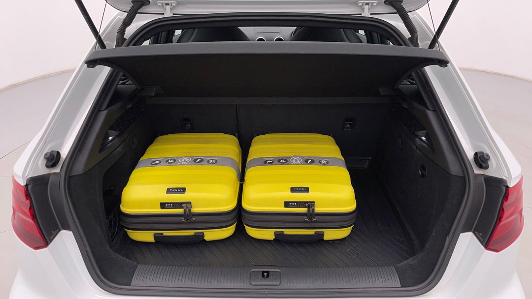 Boot Inside View with Luggage