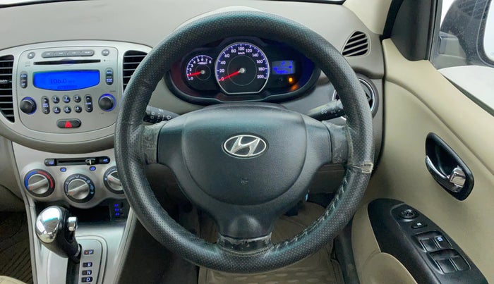 2012 Hyundai i10 SPORTZ 1.2 AT KAPPA2, Petrol, Automatic, 72,803 km, Steering Wheel Close Up