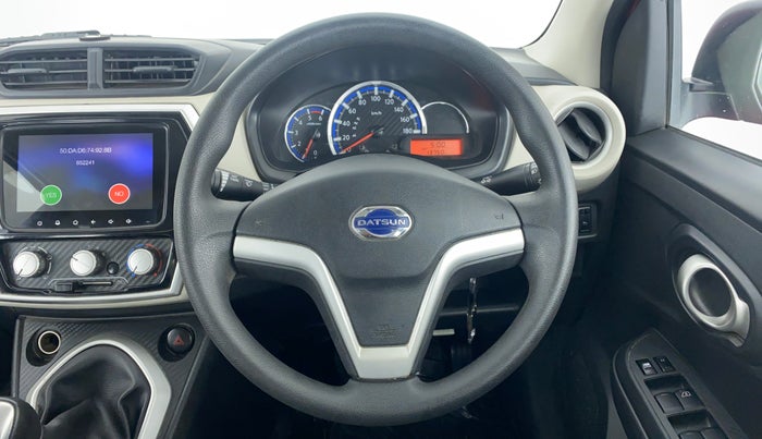 2019 Datsun Go Plus T, Petrol, Manual, 14,128 km, Steering Wheel Close Up