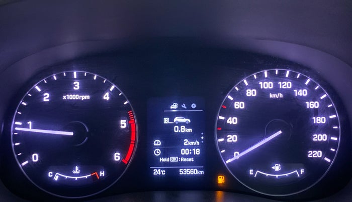 2018 Hyundai Creta 1.6 SX (O) CRDI, Diesel, Manual, 53,618 km, Odometer Image