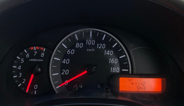 2011 Nissan Micra XV PETROL, Petrol, Manual, 41,154 km, Odometer Image