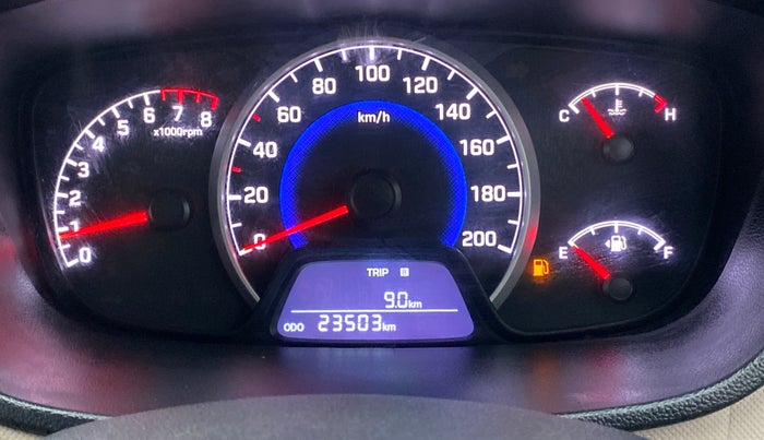 2018 Hyundai Grand i10 SPORTZ 1.2 KAPPA VTVT, CNG, Manual, 23,587 km, Odometer Image
