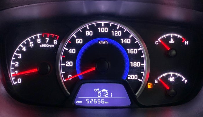 2018 Hyundai Grand i10 SPORTZ 1.2 KAPPA VTVT, CNG, Manual, 52,744 km, Odometer Image