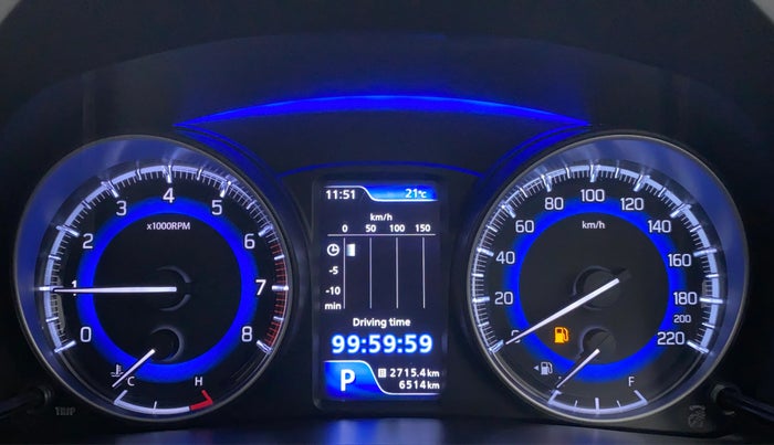 2020 Toyota Glanza G CVT, Petrol, Automatic, 6,978 km, Odometer Image