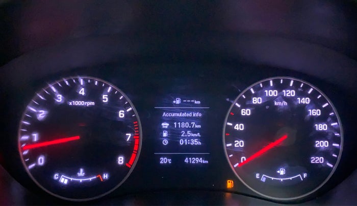 2018 Hyundai Elite i20 ASTA 1.2 (O), Petrol, Manual, 41,356 km, Odometer Image