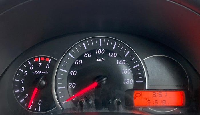 2016 Nissan Micra XV CVT, Petrol, Automatic, 51,567 km, Odometer Image