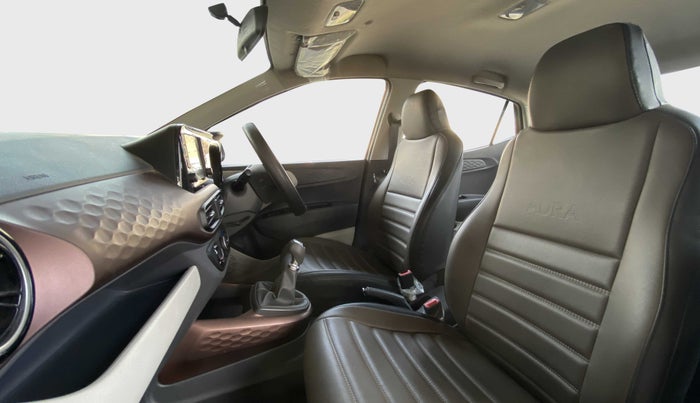2021 Hyundai AURA SX PETROL, Petrol, Manual, 4,434 km, Right Side Front Door Cabin