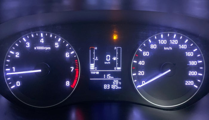 2016 Hyundai Elite i20 SPORTZ 1.2, CNG, Manual, 83,476 km, Odometer Image