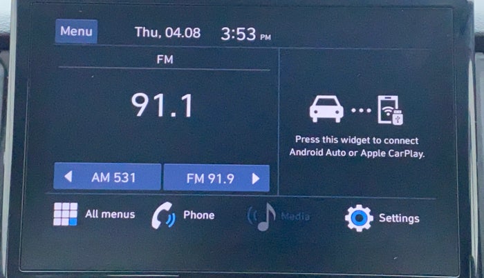 2021 Hyundai Verna SX PETROL MT, Petrol, Manual, 2,291 km, Touchscreen Infotainment System