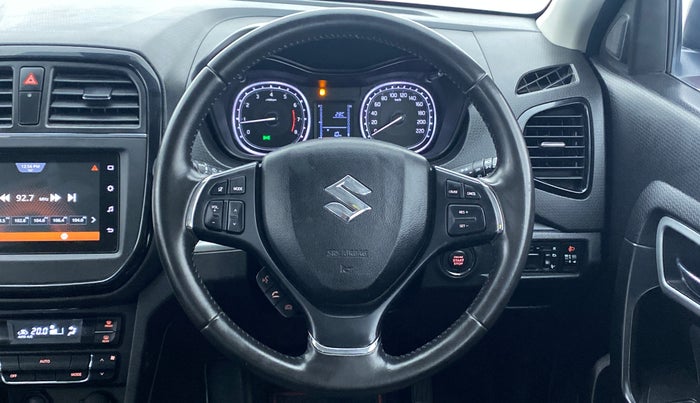 2020 Maruti Vitara Brezza ZXI+ DUAL TONE, Petrol, Manual, 33,217 km, Steering Wheel Close Up