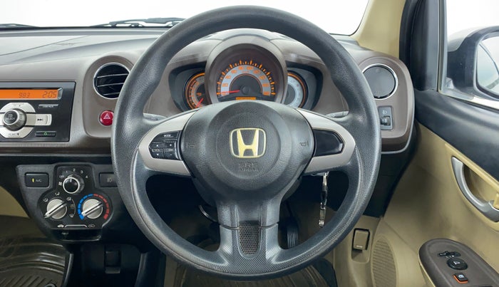 2012 Honda Brio 1.2 V MT I VTEC, Petrol, Manual, 52,619 km, Steering Wheel Close Up