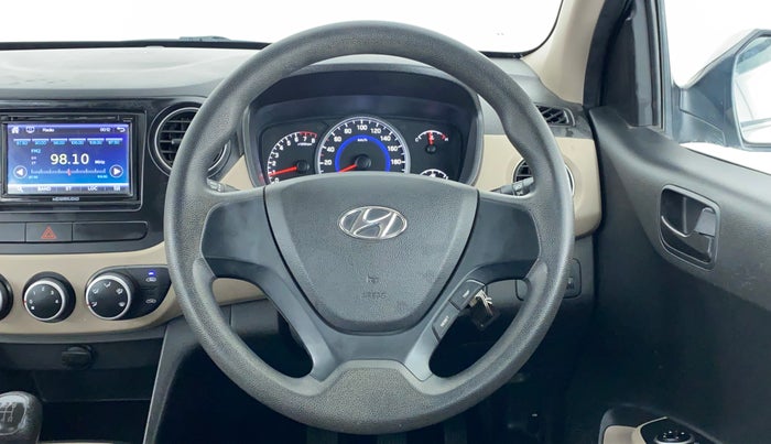 2017 Hyundai Grand i10 MAGNA 1.2 VTVT, Petrol, Manual, 15,419 km, Steering Wheel Close Up
