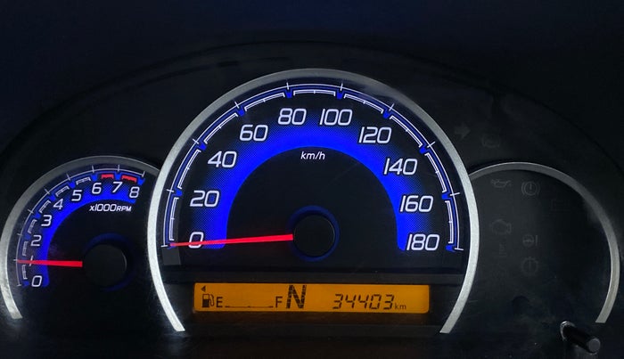 2018 Maruti Wagon R 1.0 VXI AMT, Petrol, Automatic, 34,403 km, Odometer Image