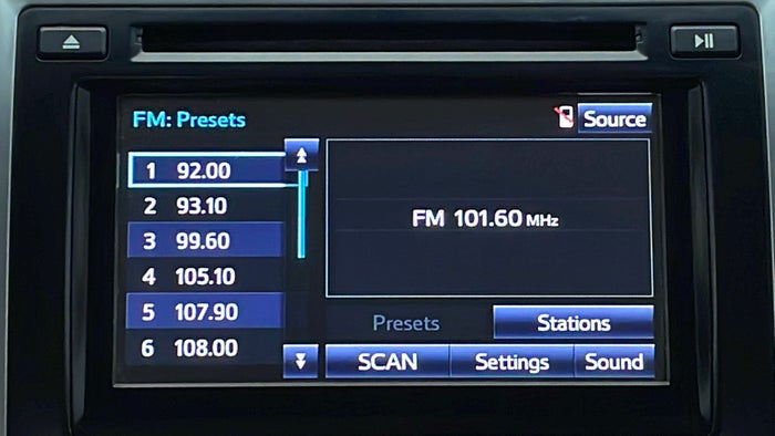 TOYOTA CAMRY-Infotainment System