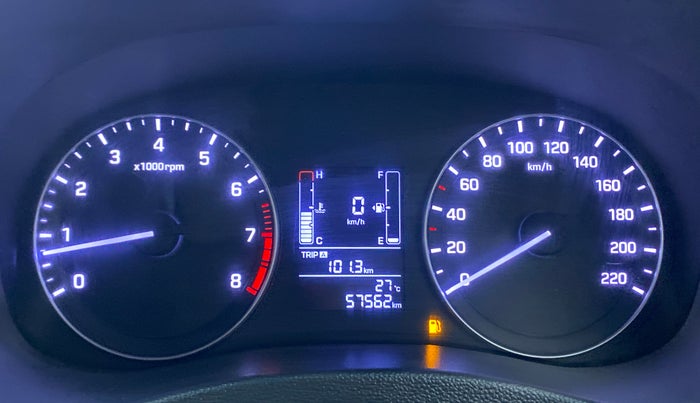 2017 Hyundai Creta 1.6 E + VTVT, Petrol, Manual, 57,562 km, Odometer Image