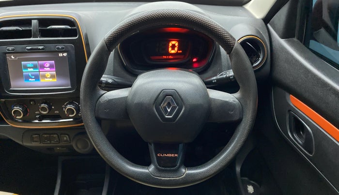 2019 Renault Kwid CLIMBER 1.0, Petrol, Manual, 74,170 km, Steering Wheel Close Up